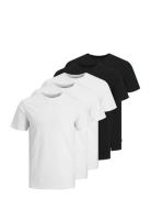 Jjeorganic Basic Tee Ss O-Ne 5Pk Mp Noos Tops T-shirts Short-sleeved B...