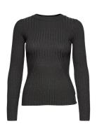 Karlina O-Neck Ls Top Tops Knitwear Jumpers Grey NORR