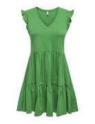 Onlmay Cap Sleev Fril Dress Jrs Noos Kort Klänning Green ONLY