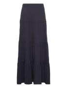 ONLY Onlmay Life Maxi Skirt Jrs Noos Marinblå