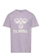 Hmltres T-Shirt S/S Sport T-shirts Short-sleeved Purple Hummel