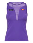 El Ellaria Vest Tops T-shirts & Tops Sleeveless Purple Ellesse