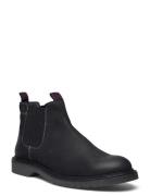 Jfwleyton Leather Stövletter Chelsea Boot Black Jack & J S