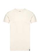 Organic Thor Tee Tops T-shirts Short-sleeved Cream Mads Nørgaard