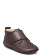 Baby Leather Slippers Slippers Inneskor Brown En Fant