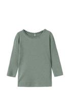 Nmfkab Ls Top Tops T-shirts Long-sleeved T-shirts Green Name It