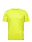Men Core Functional T-Shirt S/S Sport T-shirts Short-sleeved Yellow Ne...