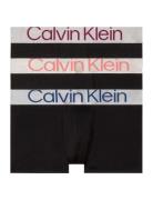 Low Rise Trunk 3Pk Boxerkalsonger Black Calvin Klein