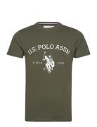Uspa T-Shirt Archibald Men Tops T-shirts Short-sleeved Green U.S. Polo...