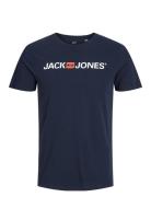 Jack & J S Jjecorp Old Logo Tee Ss O-Neck Noos Marinblå