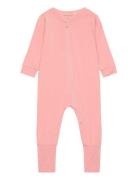 Minymo Nightsuit Ls - Bamboo Rosa