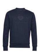 Reg Tonal Shield Cneck Sweat Tops Sweat-shirts & Hoodies Sweat-shirts ...