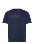 Core T Bi-Blend Tee M Sport T-shirts Short-sleeved Navy Craft