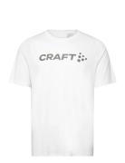 Core T Bi-Blend Tee M Sport T-shirts Short-sleeved White Craft