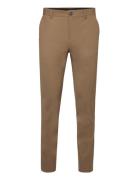 Slhslim-Liam Trs Flex Noos Bottoms Trousers Formal Brown Selected Homm...