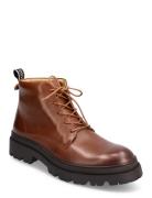 Legacy Leather Shoe Snörade Stövlar Brown Sneaky Steve