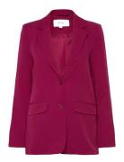 Vila Vikamma Loose Blazer - Burgundy