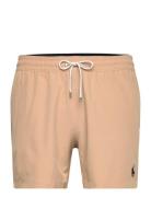 4.5-Inch Traveler Slim Fit Swim Trunk Badshorts Beige Polo Ralph Laure...