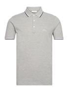 Lindbergh Polo Shirt With Contrast Piping Grå