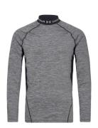 Ua Coldgear® Twist Mock Sport T-shirts Long-sleeved Grey Under Armour