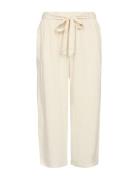 Sc-Radia Bottoms Trousers Straight Leg Cream Soyaconcept