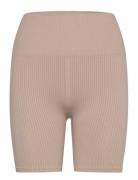 Björn Borg Studio Seamless Rib Shorts Beige