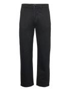 Straight Twill Chinos Bottoms Trousers Chinos Black GANT