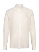 Linen/Cotton Shirt L/S Tops Shirts Casual White Lindbergh