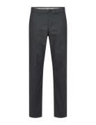Slhslim-Miles 175 Brushed Pants W Noos Bottoms Trousers Formal Grey Se...