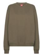 Classic Crew Tops Sweat-shirts & Hoodies Sweat-shirts Green HUGO