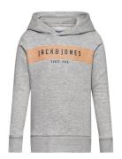 Jcoplanet Sweat Hood Fst Jnr Tops Sweat-shirts & Hoodies Hoodies Grey ...