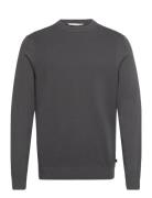 Structured Crewneck Knit Tops Knitwear Round Necks Grey Tom Tailor