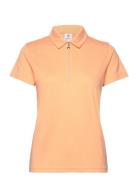 Peoria Ss Polo Shirt Tops T-shirts & Tops Polos Orange Daily Sports