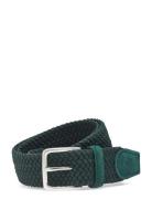 Elastic Braided Belt Accessories Belts Braided Belt Green GANT