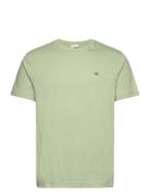 Reg Shield Ss T-Shirt Tops T-shirts Short-sleeved Green GANT
