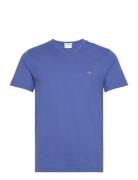 GANT Slim Shield V-Neck T-Shirt Blå