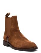 Fayy Chelsea Boot Shoes Boots Ankle Boots Ankle Boots Flat Heel Brown ...