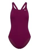 NIKE SWIM Nike W Fast Back Piece Solid Burgundy