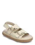 Harper Black Sandal Platta Sandaler Beige ALOHAS