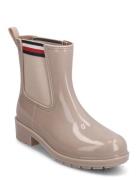 Corporate Elastic Rainboot Regnstövlar Skor Beige Tommy Hilfiger