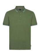 Parlay 190 Tops Polos Short-sleeved Green BOSS
