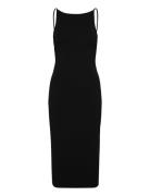 Knitted Strap Dress Dresses Bodycon Dresses Black Gina Tricot