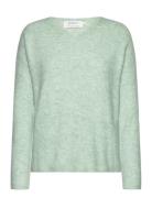 Onlcamilla V-Neck L/S Pullover Knt Noos Tops Knitwear Jumpers Green ON...