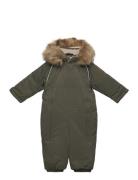 Mikk-line Twill Nylon Baby Suit Khaki Green