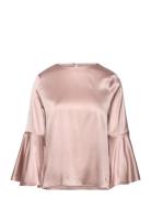 Nathalia Top Tops Blouses Short-sleeved Pink BUSNEL