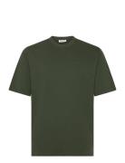 Mid Sleeve T-Shirt Gots. Tops T-shirts Short-sleeved Green Resteröds