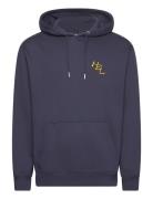 Hel Hooded Sweatshirt Tops Sweat-shirts & Hoodies Hoodies Navy Makia