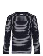 Top L S Basic Stripe Tops T-shirts Long-sleeved T-shirts Multi/pattern...
