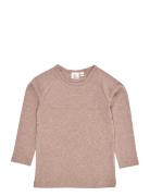 Copenhagen Colors Melange Ls T-Shirt Beige