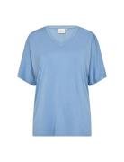 Wa-Stella Tops T-shirts & Tops Short-sleeved Blue Wasabiconcept